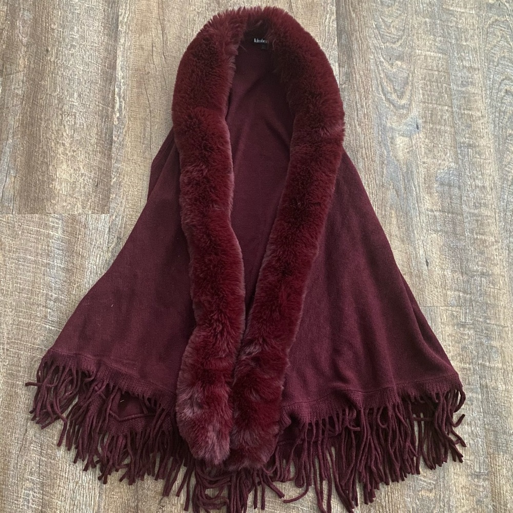 Kimberly.c faux fur vest